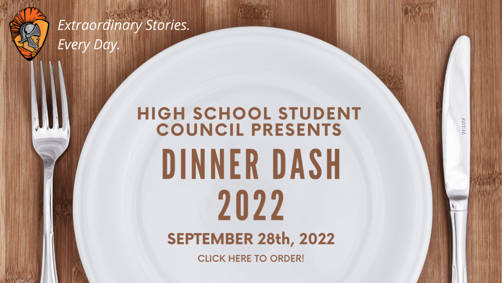 Dinner Dash Info On a Picture of a Plate