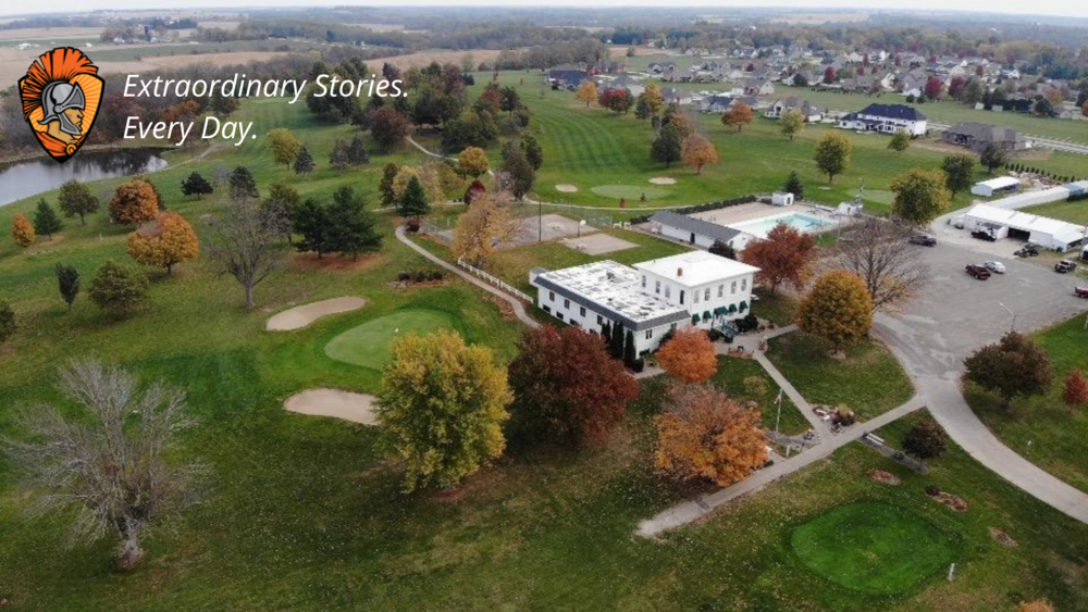 Birds-Eye-View of the Maple Lane Country Club